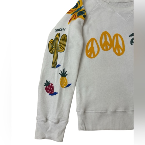 Mother The Square Multi Motif Grafic Sweatshirt - Picture 7 of 12